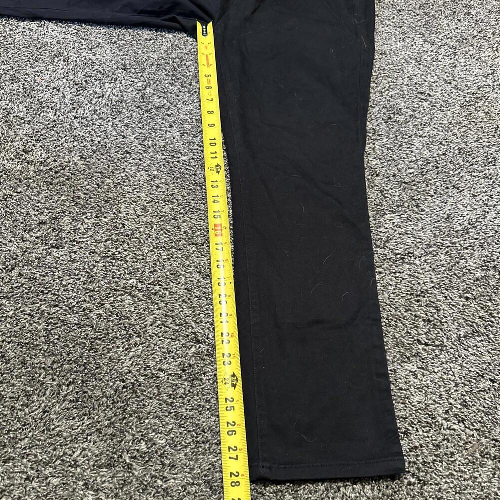 a.n.a. A New Approach Woman’s Size 10 Slim Straight Leg Black Pants 34x28 - Picture 4 of 6